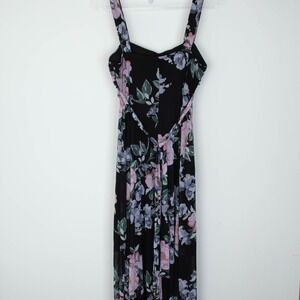 Connected Apparel Womens Y2K Whimsigoth Fairy Floral Babydoll Maxi Dress Size 16